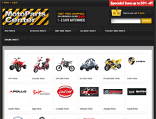 Tablet Screenshot of motopartscenter.com